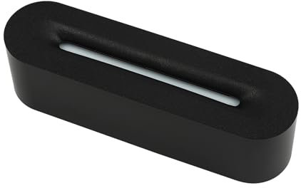 Luftbefeuchter, Raumbefeuchter 26x8x9cm Ultraschall 7-Flamme Aromazerstäuber Raumbefeuchter Hygrometer für den Einsatz in Schlafzimmern, Wohnzimmern (schwarz)