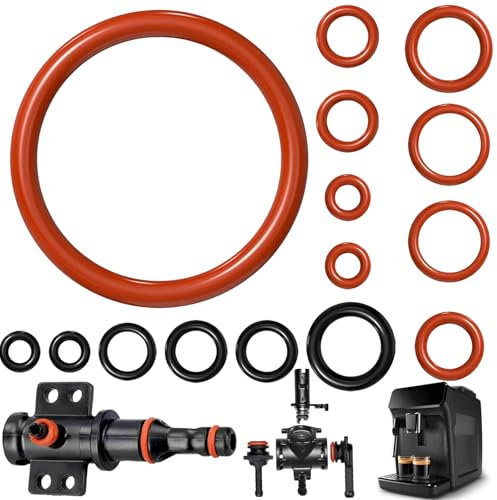 Srup O-rings for Philips Saeco, 15 pieces, Compatible with Philips Saeco Spidem Gaggia Coffee Machines