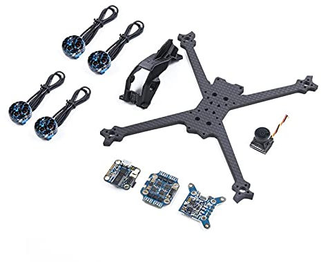QXWRLD for Iflight, TurboBee 160RS 165mm FPV Drohne DIY Bausatz mit XING 1404 3800KV Motor/SucceX Micro F4 V1.5 15A Stack FPV Drohne RC DIY Drohnenbausatz