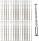 PGKDYC 37Pcs Door Handle Fixing Screws and Sleeves, M3 Through Bolts, Grub Screws for Escutcheons, Cabinet Drawers (Silver)