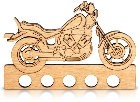 Buaak Motorrad, Chopper, Rocker, Originelles Holz Motorrad Deko, Geschenke für Motorradfahrer, für Gute Freunde,Familie Und Kollegen, für Geldgeschenke Weihnachten, Hochzeit, Geburtstag
