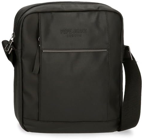 Pepe Jeans Dortmund Bandolera Portatablet Gris 23x27x7 cms Algodón, Poliéster y PU. 4,35L by Joumma Bags