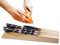 Block Holder | Wooden Kitchen Storage Stand Holds 7 Knives - Drawer Organizer Insert in Drawer, Block