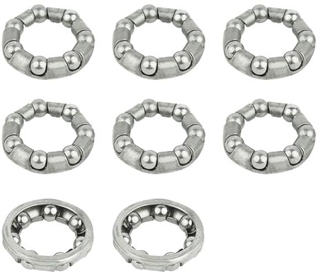 スイムリー 8 x Fahrrad-Gabelnaben, Tretlager, Kugellager, Karbonstahl, Kugel-Halterungen, Radsport-Zubehör