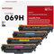 069H 069 Toner Set Kompatibel für Canon i-sensys mf752cdw imageCLASS MF754Cdw MF751Cdw MF753Cdw MF756Cx i-SENSYS LBP673Cdw LBP674Cdw LBP674Cx CRG-069H CRG-069 (Schwarz Cyan Magenta Gelb 4Pk)