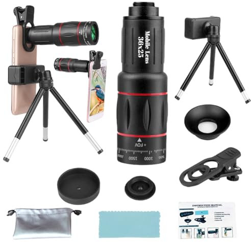 Generic Teleobiettivo 18X Telefono Zoom Obiettivo Della Macchina Fotografica Del Cellulare per Fotografie Video (B)