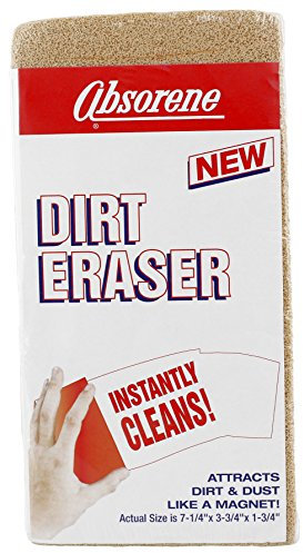 Absorene Schmutzradierer groß, 3,8 cm H x 9,5 cm B x 19 cm T. Beige