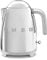 50’s Style Jug Kettle, Soft Opening, 360 Swivel Base, Anti-Slip Feet, 300W, 1.7L, Stainless Steel