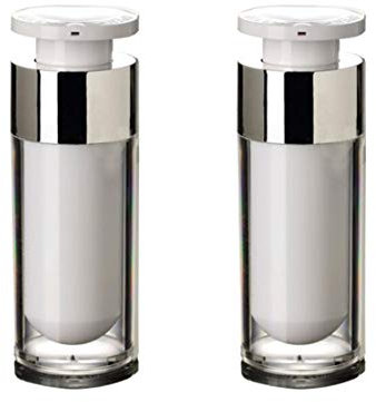 2 STÜCKE Acryl Airless Vakuumpumpe Creme Lotion Fläschchen Flasche Gläser Bajonett Augencreme Toner Kosmetik Körperpflege Make-Up Foundation Dispenser (30ml/1oz)