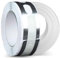 IRONLUX Cinta Adhesiva Perforada de Aluminio - Para Sellado de Placas de Policarbonato - Antimoho - Permite Ventilación - 25 mm x 33 ml