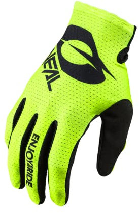 O'NEAL | Fahrrad- & Motocross-Handschuhe | MX MTB DH FR Downhill Freeride | Langlebige, Flexible Materialien, belüftete Handoberseite | Matrix Glove | Erwachsene | Schwarz Neon-Gelb | Größe M