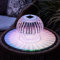 Lights4fun 17cm Outdoor Solar Powered Colour Changing LED Table Hanging Decorative Lantern Garden Decoration Waterproof IP44