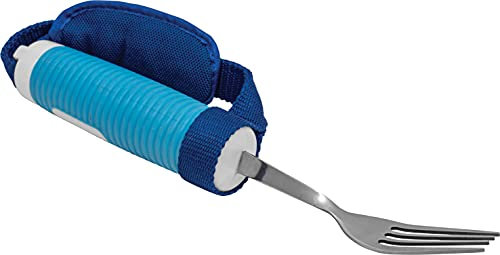 Aidapt Fourchette Pliable avec Poids réglable, Aide à l'alimentation pour Les Personnes ayant Une Prise en Main limitée