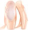 Ballett-Spitzenschuhe Rosa professionelle Tanzschuhe mit genähtes Band und Silikon-Zehenpolstern für Damen rosa größe EU 33(Bitte wählen Sie eine Nummer größer)
