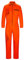 Yukirtiq Herren Arbeitsoverall Baumwolle Arbeitsanzug Overall Handwerker Arbeitskleidung Rallyekombi Werkstatt Anzug Arbeitskombi, Orange, XXL