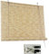 SSB Bambusrollo, Bambus-Rollo für Fenster, Retro-Stil, Schilfrohr-Vorhang, Sonnenschutz, Heben von Fensterläden, für Garten/Balkon/Fenster, atmungsaktiv, anpassbar (Größe: B 70 x H 140 cm)