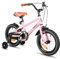 STITCH 16 Zoll Kinderfahrrad für 57 jährige Jungen, 16' Zoll Fahrrad für Jungen mit Stützrädern,Rosa