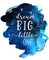 Wandkunst-Poster Dream Big Little One, Kinderzimmer-Dekor, Mädchen, Jungen, marineblau, bedruckbare Wandkunst, Kinderzimmer, Kinderzimmer, Kinderzimmer, Kinder (A3 (nur Druck))
