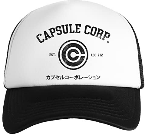 Jinbetee Capsule Corp. Casquette De Baseball Enfant Blanche Snapback Unisexe