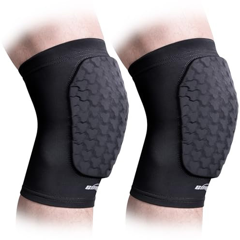 COOLOMG Rodilleras protectoras para las piernas, protector de rodilla, baloncesto, fútbol, balonmano, voleibol para hombre, mujer, niño, negro, forma de T, XS