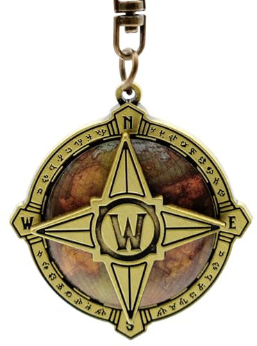 ABYSTYLE - WORLD OF WARCRAFT Porte-clés mécanique Boussole d'Azertoth