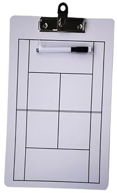 Generic Tennis-Coaching-Tafeln, Coaching-Tafeln, Klemmbrett, Trainer-Marker, Whiteboard