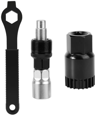Oumers Fahrrad Kurbelabzieher Tretlager Werkzeuge Kurbelarm Entferner Schraubenschlüssel Reparatur Werkzeug Set Fahrrad Kurbel Abzieher Werkzeug Set Professionelles Fahrrad Reparatur Werkzeug Set
