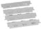 FIRXZYMZ 37cm Flavorizer Bars Hitzeschild, Robuster Edelstahl Wärmeplatte, Flammenblech,Brennerabdeckung für landmann,Enders Boston,tarrington House, Outdoorchef-Perth,Uniflame 750,Tenneker TG4,kamino