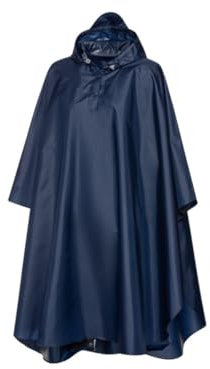 Rocktrail Unisex Regencape One Size Winddicht wasserdicht Wasserabweisend Kapuze (DE/NL/SE/PL, Alphanumerisch, Einheitsgröße, Regular, Regular, Blau)