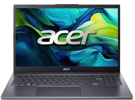 acer Aspire 5 A515-57 A515-57-713P Ordinateur portable 15,6 Full HD Intel Core i7 12e génération i7-1255U 16 Go SSD 512 Go Clavier anglais Gris acier 1920 x 1080 Windows 11 Home Intel Iris Xe