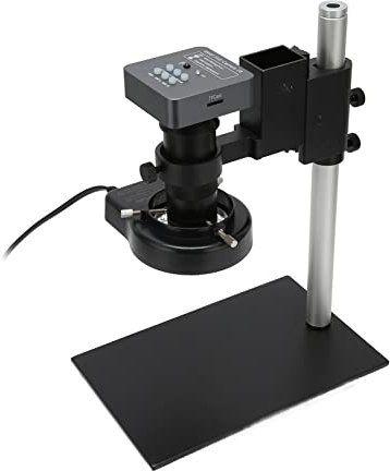 Mikroskopkamera Industrielles USB-Mikroskop, Mikroskopkamera, Digitalmikroskop USB-Mikroskop Mikroskopkamera USB-Mikroskop 24MP 1080P 8X-130X AC100-240V mit (EU-Stecker)