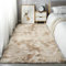Homesally Shaggy Hochflor Teppich Flauschig rutschfest Waschbar Moderne Deko Teppich für Schlafzimmer, Wohnzimmer,Light Camel,80cm×200cm