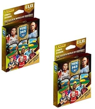 Panini Fussball 365 Sticker 2025 / 2x Eco Blister Pack