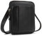 ekavale Umhängetasche Herren aus Leder - Stylische Schultertasche Herren Vintage - Messenger-Bag für Männer, für Alltag, Arbeit Robuste kleine Herrentasche (Schwarz Apron)