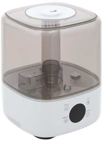 Etrhdfyts 5L Luftbefeuchter, Top-Füllung, Fernbedienung, Timer, Schlafmodus, 360° Dehbarer Dampfdüse, 1.2 m Kabel, 35dB, Ultra-Leise, Humidifier Mit Aromatherapie-Tablett, Raumluftbefeuchter