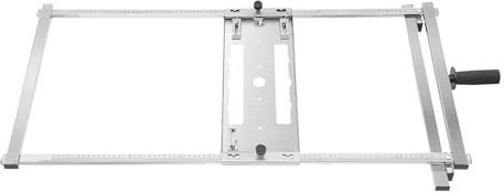 Circular Saw Guide Adjustable Edge Ruler (0-29.52 Inch) Edge Guide for Circular Saws Precision Cutting Tool with Bubble Level & Quick Knob Compatible with Electric Saws and Trimmers