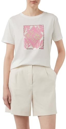 Comma Jersey-T-Shirt mit Artwork