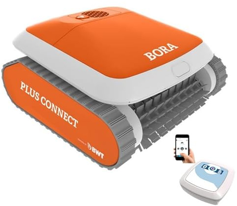 Suinga Roboter Staubsauger Pool 3 Motoren Bora Plus | 15 m3/h Staubsauger | Fernbedienung über App | Reinigung von Beckenboden und Beckenwand
