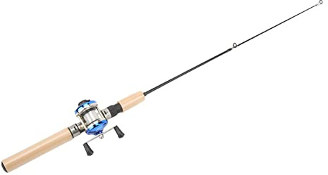 Bonbela A75L Kit Canna da Pesca Sul Ghiaccio Set Canna da Pesca Invernale Portatile Set Attrezzatura da Pesca Attrezzatura con Mulinello Galleggiante Borsa di Stoccaggio per Padri