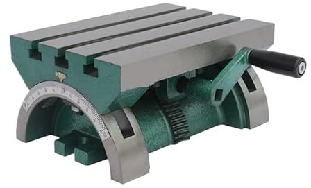 Milling machines, 7 Inch Multifunctional Small Drilling Milling Machine Support With Adjustable Angle Tilt Of Worktable Sliding Table