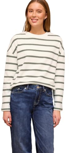 Damen Langarm Shirt mit Rundhals im Loose Fit