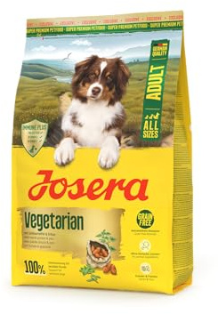 JOSERA Adult Vegetarian (1 x 3 kg) | Premium Trockenfutter für ausgewachsene Hunde | ohne tierische Zutaten | getreidefrei | Immune Plus Komplex | 1er Pack