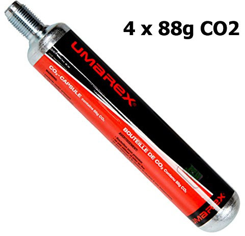 Umarex 88g Co2 Co 2 Gas Cartridge Air Rifle 88 Gram Airsource Paintball 88g 4 Pack