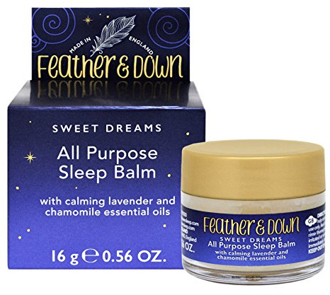 Feather & Down Sweet Dreams Sleep Balm with Lavender & Chamomile - Calm Balm for Restful Sleep, 16 g