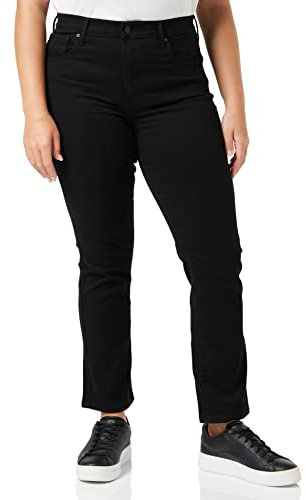 Levi's Femme Jeans 724 High Rise Straight, Night Is Black, 27W / 30L