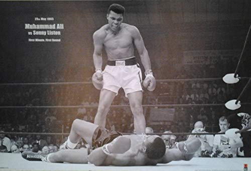 Muhammad Ali vs Sonny Liston | UK Import Plakat, Poster [61 x 91,5 cm]