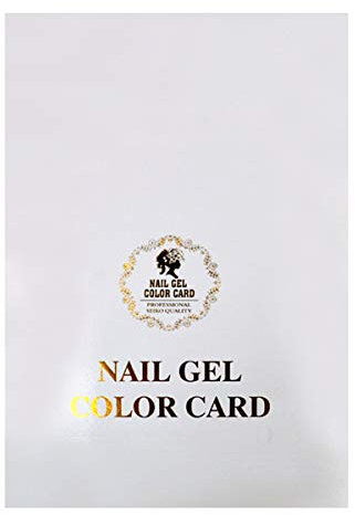 LA HAUTE Nail Gel Color Card Nail Gel Polish Display Chart False Nail Tips Color Display Book Nail Art Salon Tools for 120/216/308 Colors