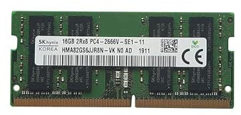 Hynix Memoria RAM SO-DIMM de 16 GB DDR4 PC4-21300 2666 MHz de 260 pines