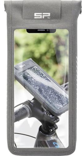SP CONNECT Universal Phone Case M: Protects Against Rain, Sweat, Mud, Dust; Touchscreen Usable; Compatible with Smartphones Up to 70 x 153 mm; Black; Universal Case Type; Waterproof; Scratch Resistant