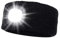 LED Sport Stirnband Stirnlampe USB Wiederaufladbare Kopflampe, Laufhut 4 LED-Lampe mit Wasserdichtem Licht und Blinkender Alarmscheinwerfer Hohe Stretch Multi-Color, Unisex Kinder Scheinwerfer-Mütze